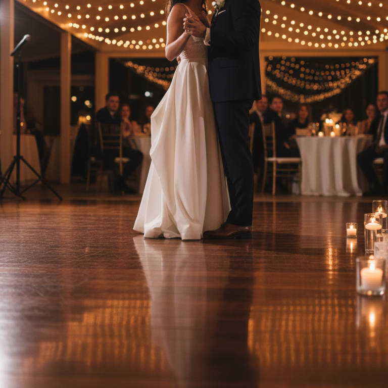 best first dance wedding songs scene at a wedding reception