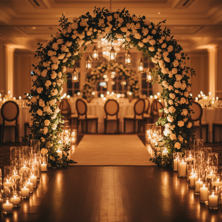 best wedding party entrance songs scene at a wedding reception