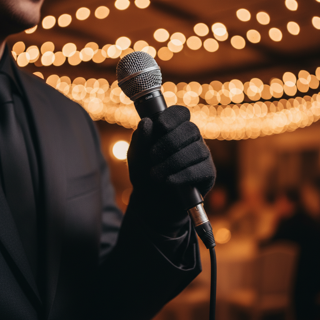 how to write a funny wedding speech scene at a wedding reception