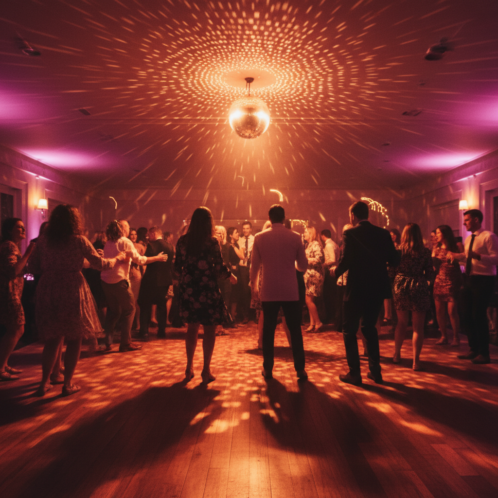 wedding dance floor ideas scene at a wedding reception