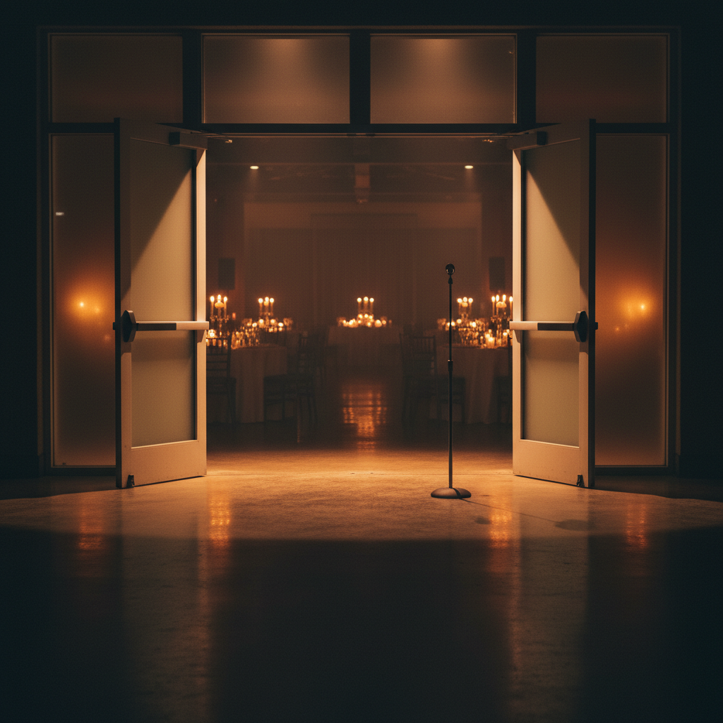 wedding party entrance ideas scene at a wedding reception