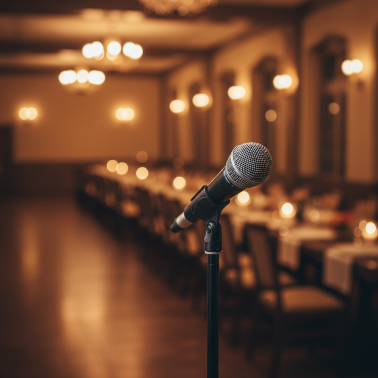 what is an mc at a wedding scene at a wedding reception